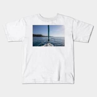 Sailing Yacht Happiness Kids T-Shirt